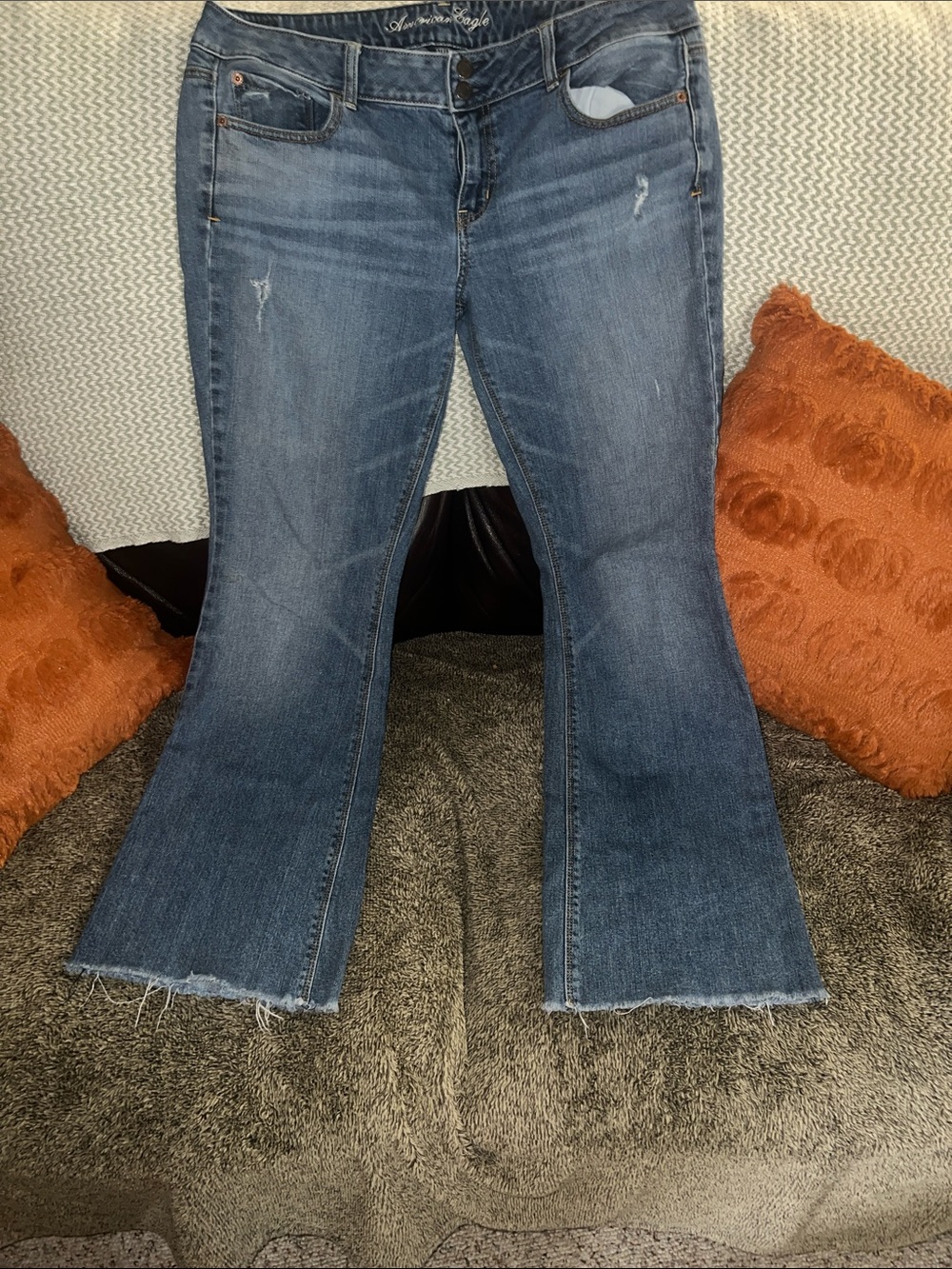 Women’s Blue Flared Jeans - Classic Denim